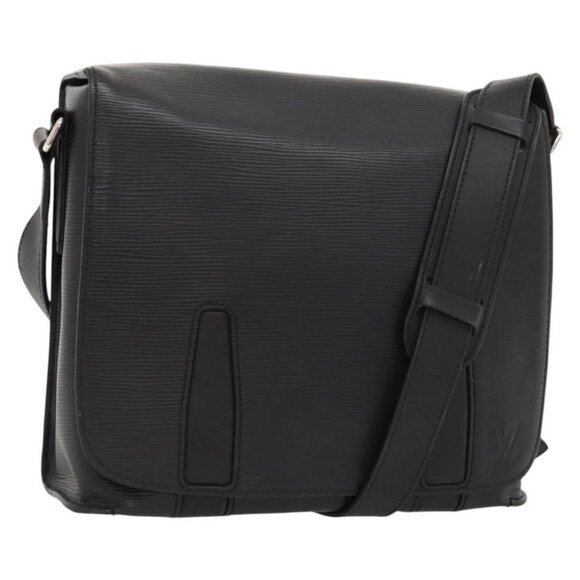 LOUIS VUITTON Epi Harrington Messenger PM Shoulder Bag Black M53404 Auth 117374 - Picture 1 of 16